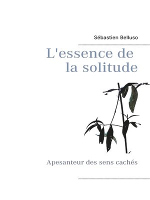 cover image of L'essence de la solitude